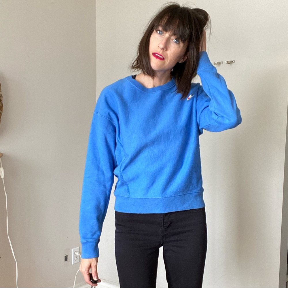 Retro Champion Crew Neck Sweatshirt - Picture 5 of 13